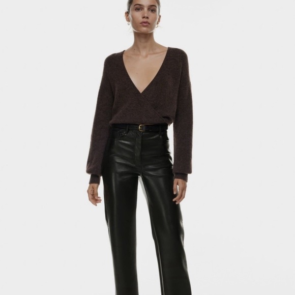 Aritzia Pants - Aritzia Wilfred Melina Vegan Leather Pants